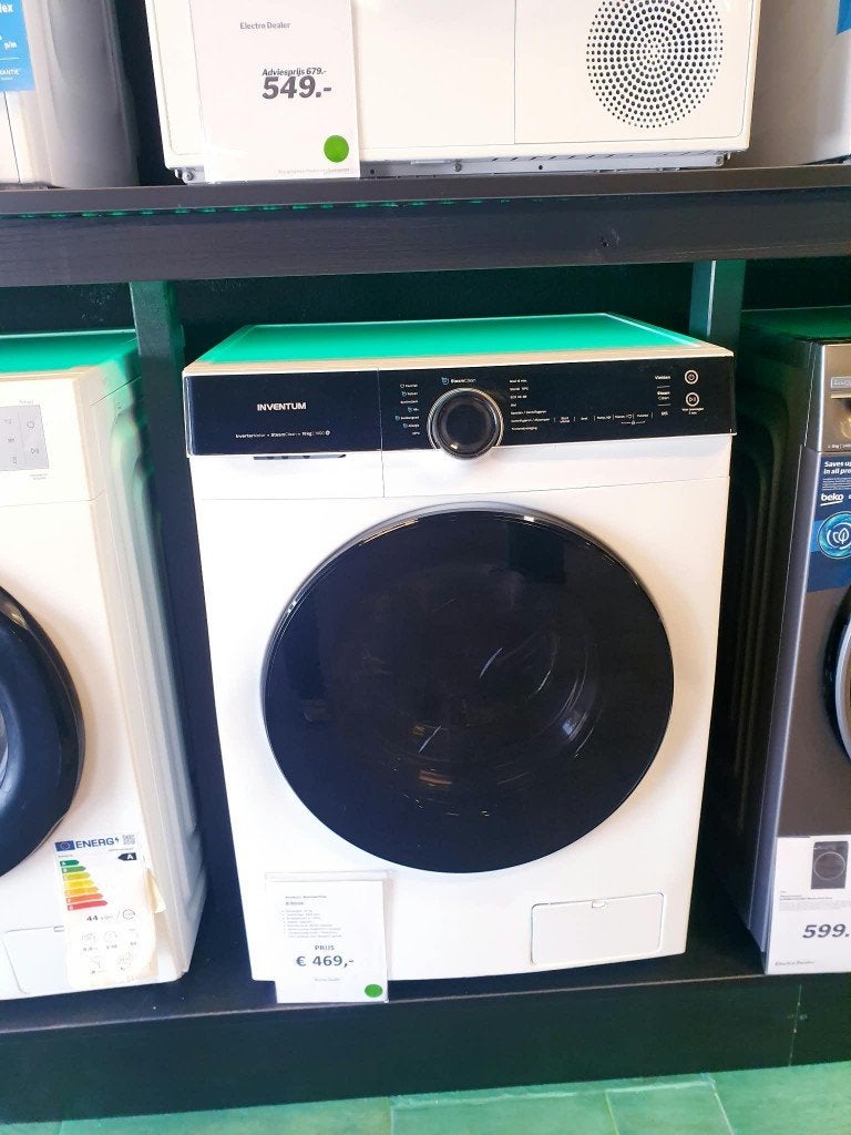 Inventum wasmachine 10 kg B keuze NIEUW inc 6 mnd garantie, Ophalen, 1200 tot 1600 toeren, Minder dan 85 cm, Voorlader