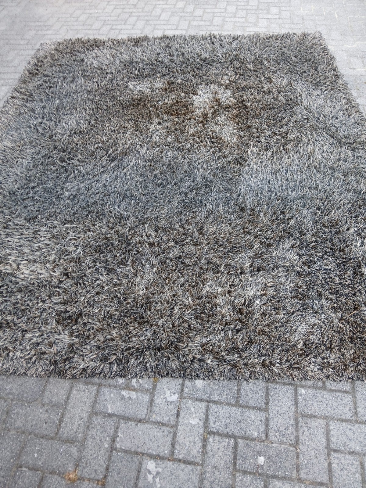 Lifestyle Carpets Hoogpolig Vloerkleed Grijs 200x300 cm, Ophalen, 200 cm of meer, 200 cm of meer, Grijs