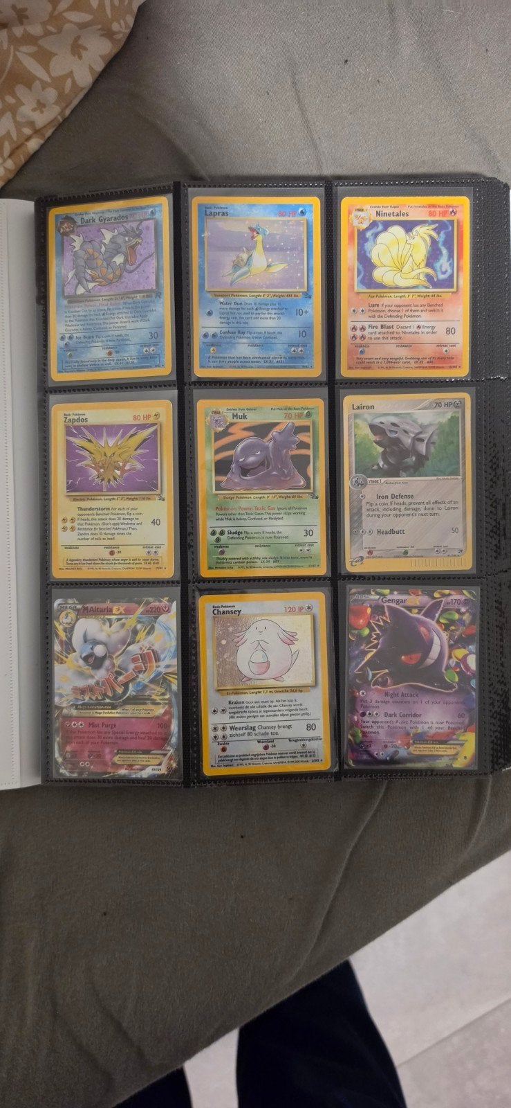 Vintage Pokémon kaarten - 44 pagina's vol!, Ophalen of Verzenden, Gebruikt, Meerdere kaarten
