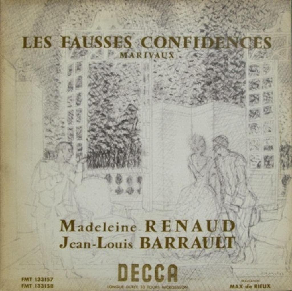 Marivaux - Les Fausses Confidences  2 LP, Kamermuziek, Ophalen of Verzenden, Zo goed als nieuw, 12 inch