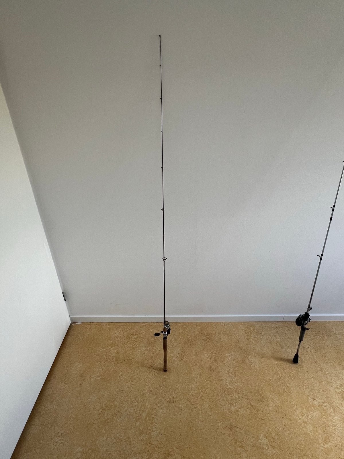 Werphengel met Shimano 1000FB molen, Ophalen, Zo goed als nieuw, Complete hengel