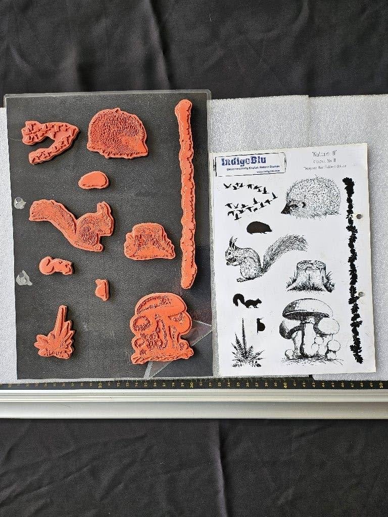 Rubber Stempels IndigoBlu set 384, Ophalen of Verzenden, Zo goed als nieuw, Overige thema's, Pons of Mal
