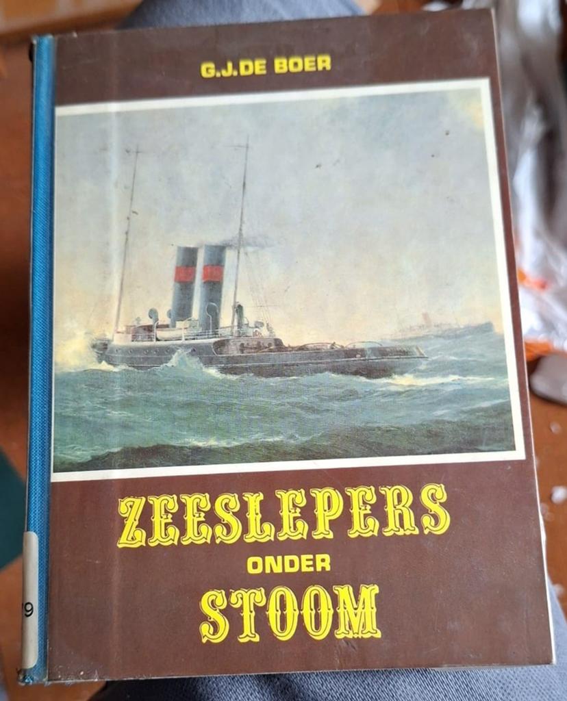 Zeeslepers Onder Stoom - G.J. de Boer (1979), Ophalen of Verzenden