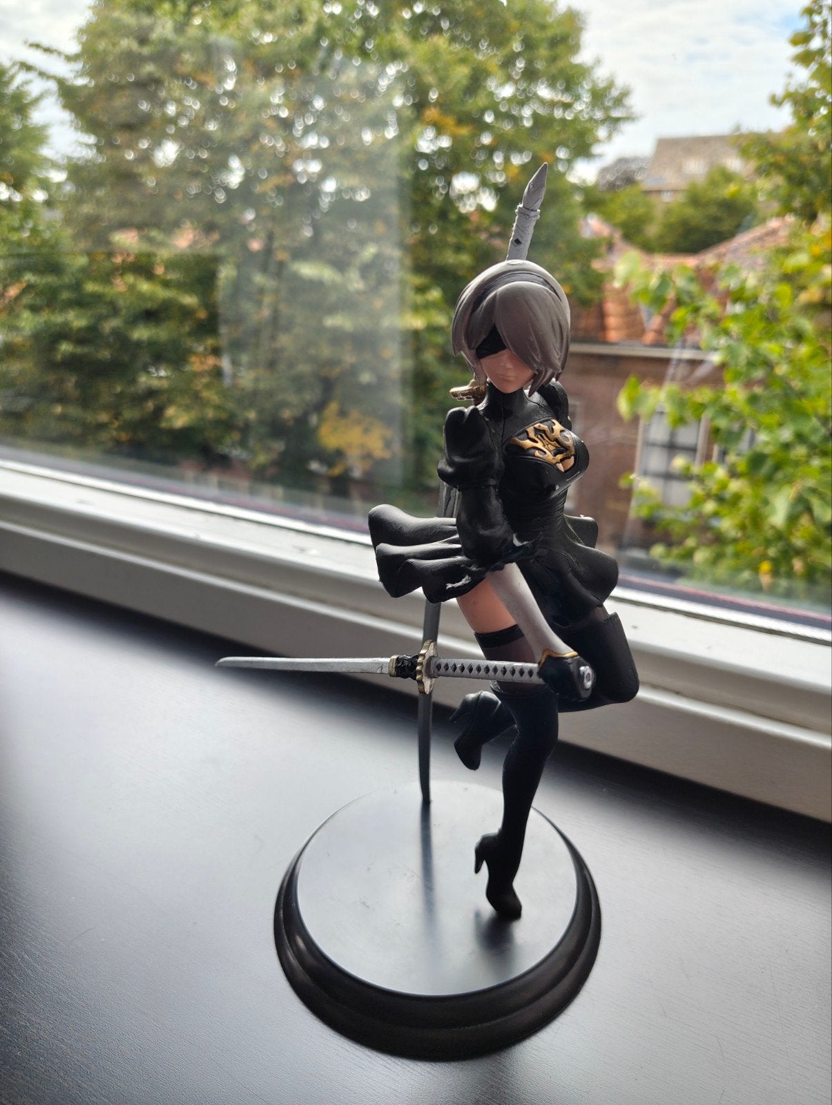 Nier Automata 2B Figuur - Zo goed als nieuw, Ophalen of Verzenden, Zo goed als nieuw