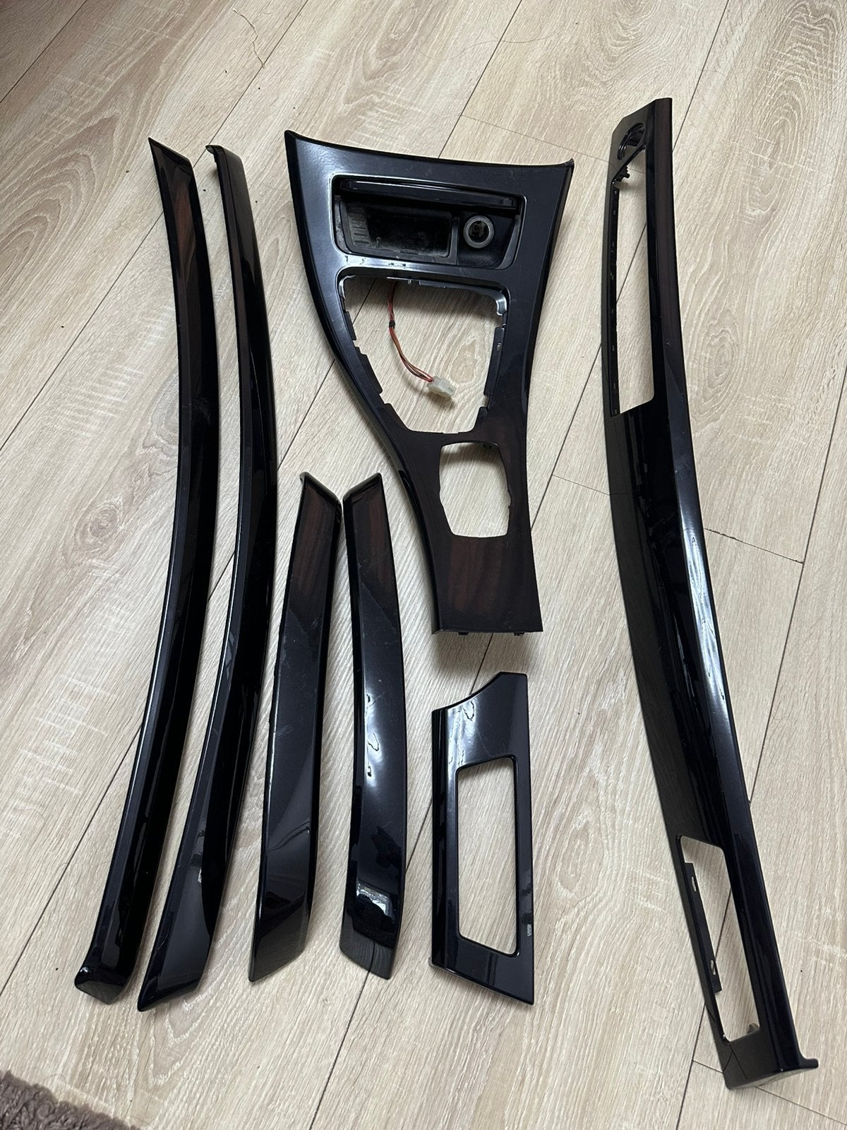 bmw sierlijst zwart set cic e90 e91 e92 oem bmw e set, Ophalen of Verzenden, BMW