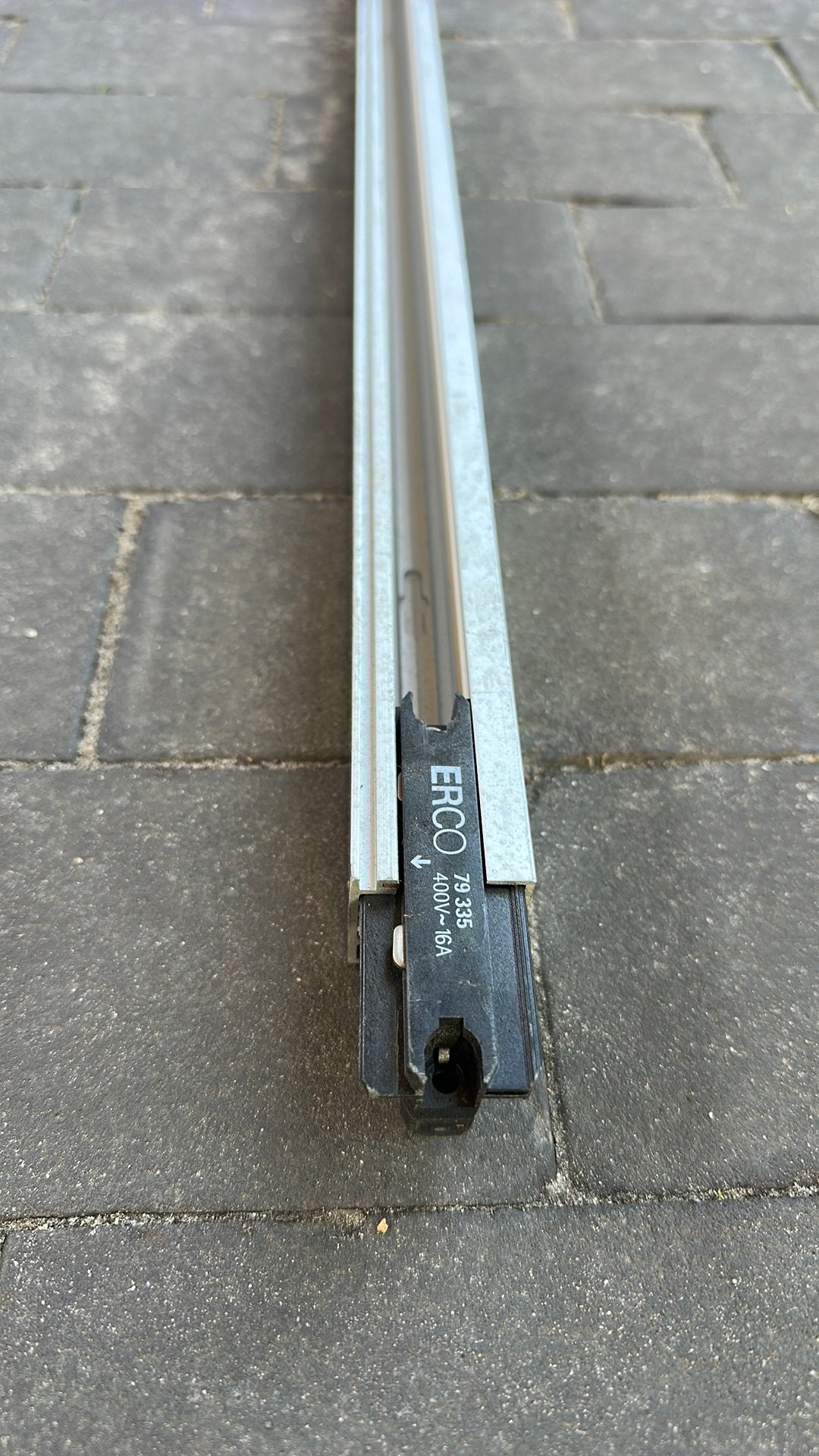 Erco aluminium stroomrails 16 stuks, Overige merken, Gebruikt, Grijs, Ophalen
