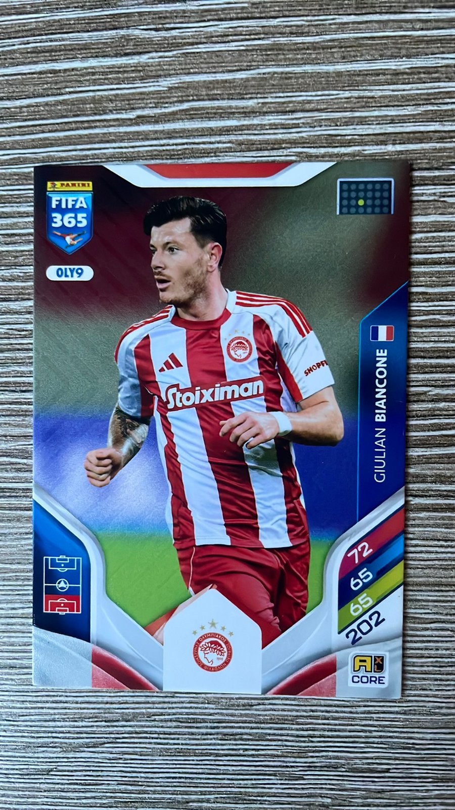 Panini FIFA 365 Adrenalyn 2026 NR 126 OLY9, Hobby en Vrije tijd, Stickers en Plaatjes, Ophalen of Verzenden, Zo goed als nieuw