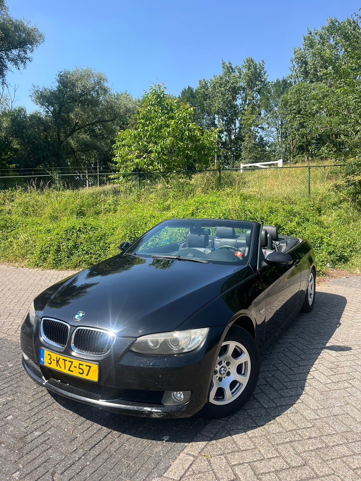 BMW 3-Serie 2.0 I 320 Cabrio AUT 2008 Zwart, Automaat, Achterwielaandrijving, 1995 cc, 4 cilinders
