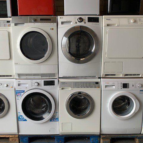 A-merken wasdrogers/wasmachines met garantie, Witgoed en Apparatuur, Wasdrogers, Ophalen, Nieuw, Condens, Minder dan 85 cm