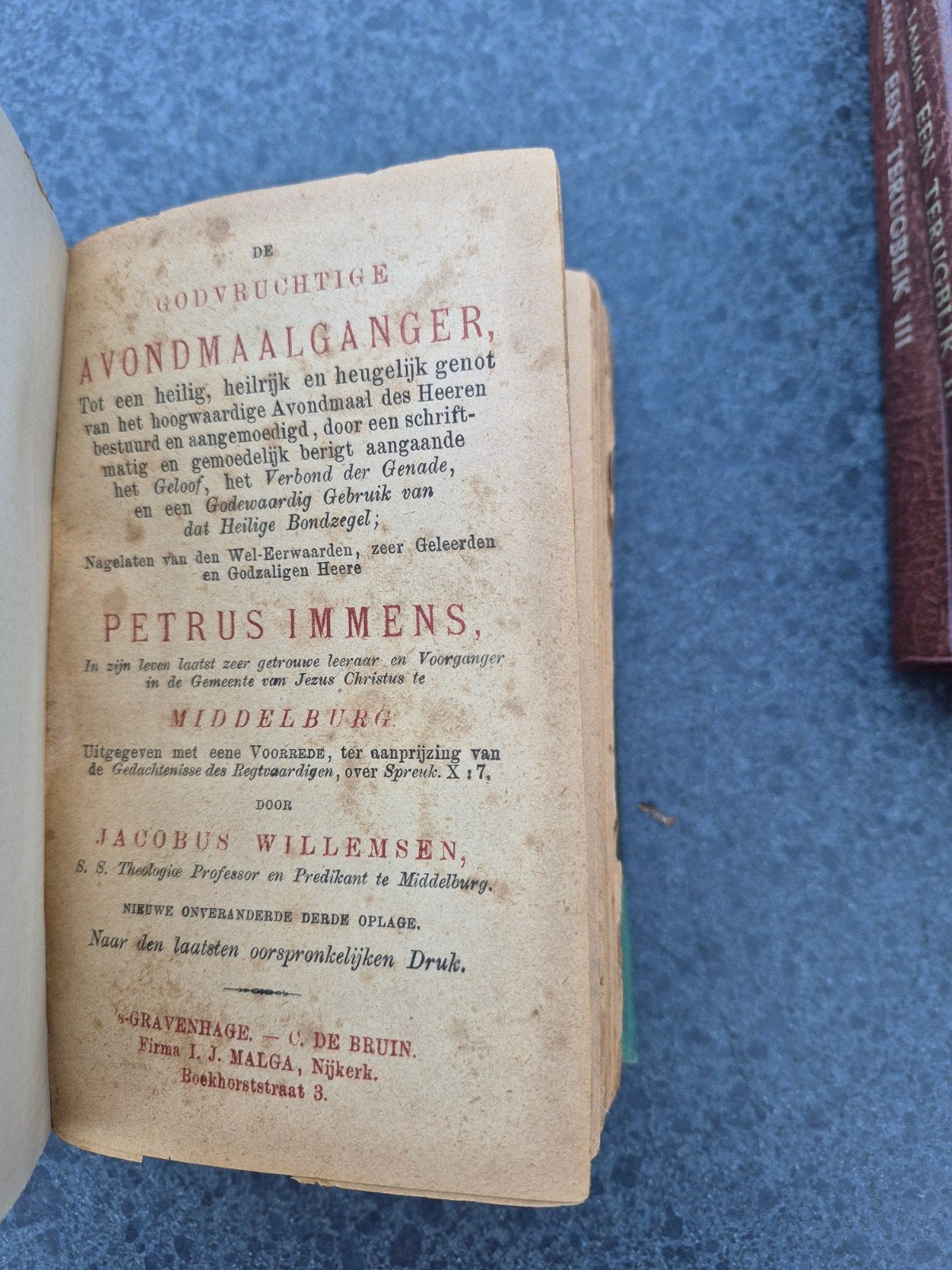 De Godvruchtige Avondmaalganger - Jacobus Willemsen, Boeken, Ophalen of Verzenden, Gelezen, Jacobus Willemsen, Christendom | Protestants