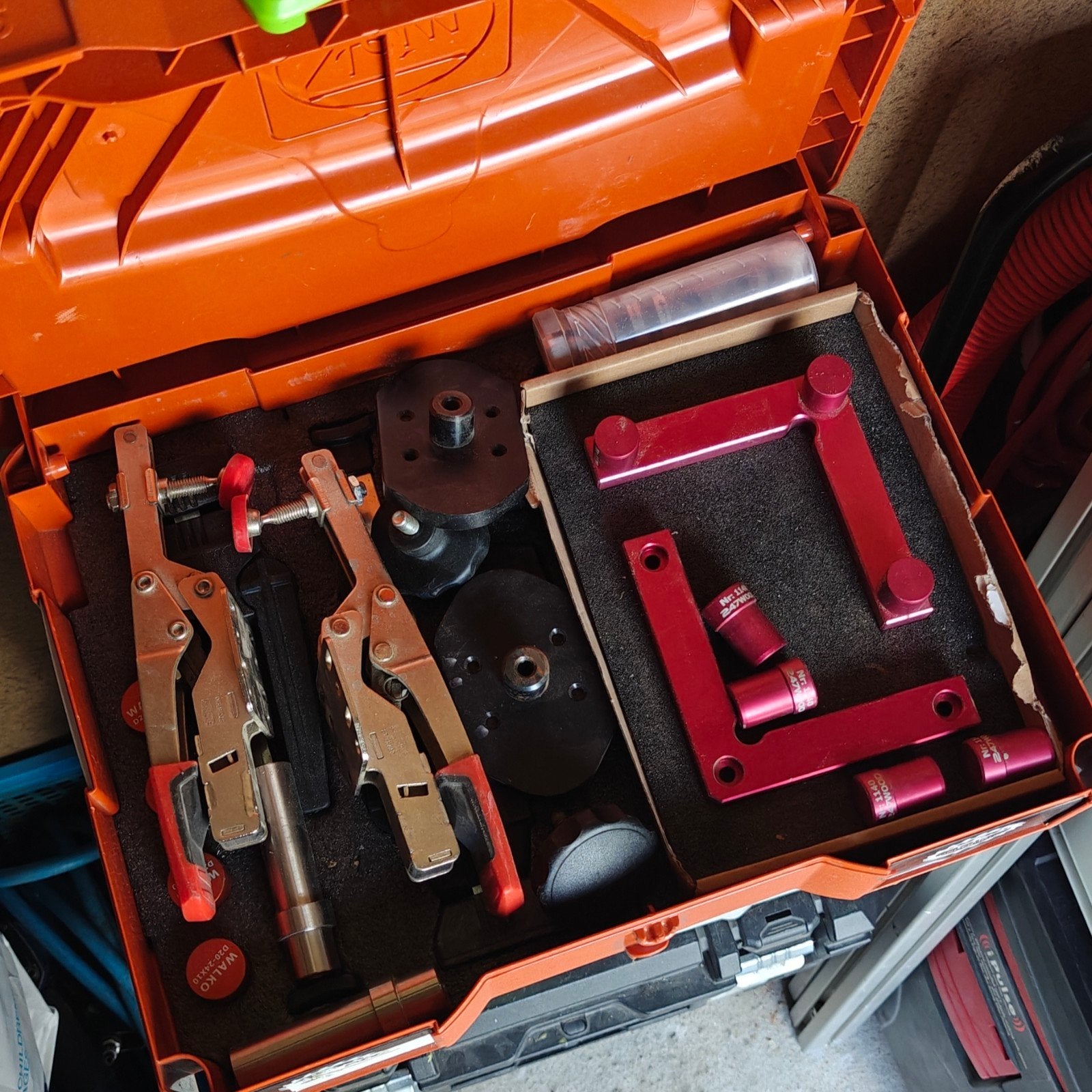 MFT/Walko accessoires in systainer, Doe-het-zelf en Verbouw, Ophalen of Verzenden, Zo goed als nieuw, Gereedschapsset, Festool