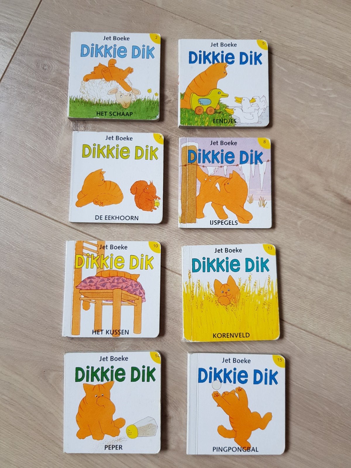 Dikkie Dik boekjes - 8 stuks van een set van 16, Boeken, Kinderboeken | Baby's en Peuters, Jet Boeke, Ophalen of Verzenden, Zo goed als nieuw