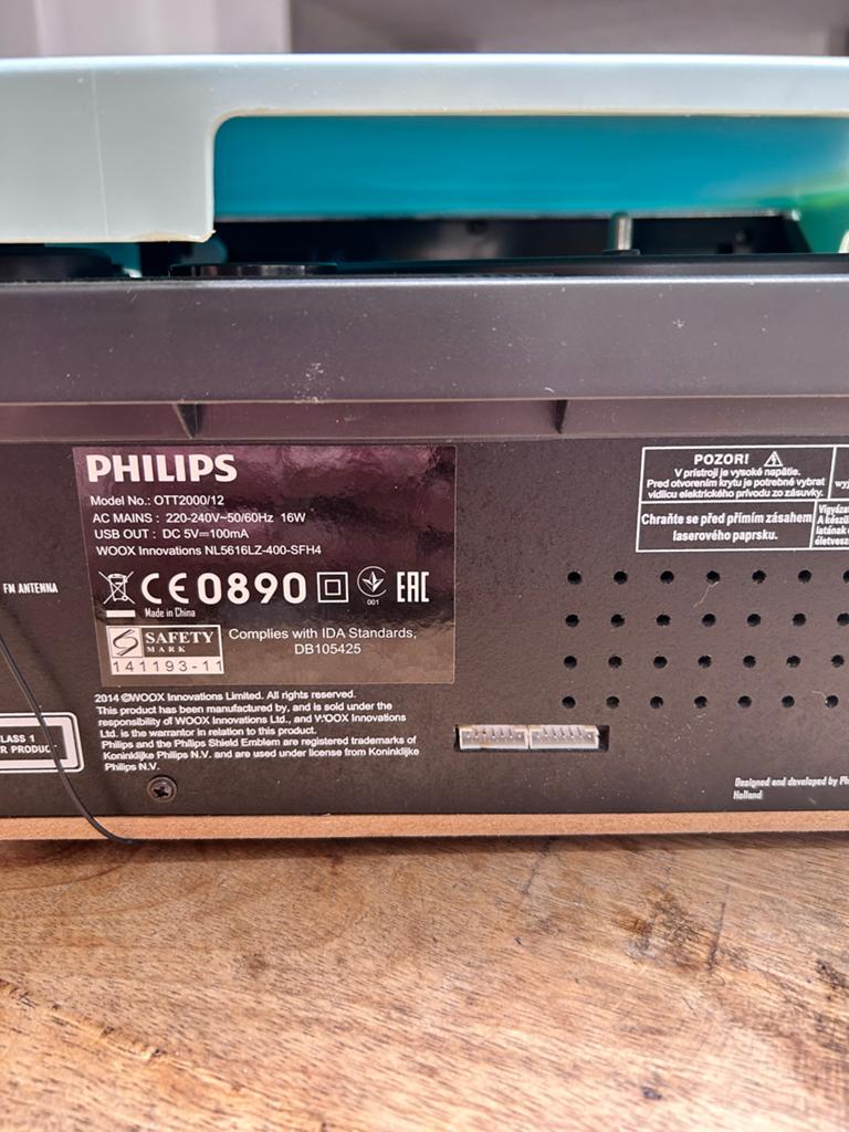 Philips Platenspeler met Bluetooth en USB - Zo goed als nieu, Audio, Tv en Foto, Platenspelers, Ophalen, Philips, Zo goed als nieuw