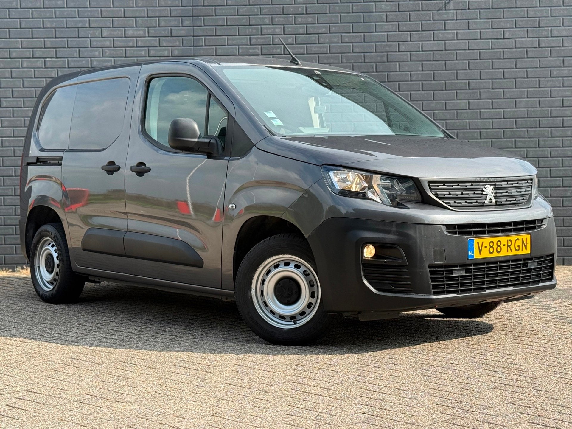 Peugeot Partner 1.5 BlueHdi Bj 2021 3-Zits Airco Navi Pdc Ne, Voorwielaandrijving, Stof, Gebruikt, 1295 kg
