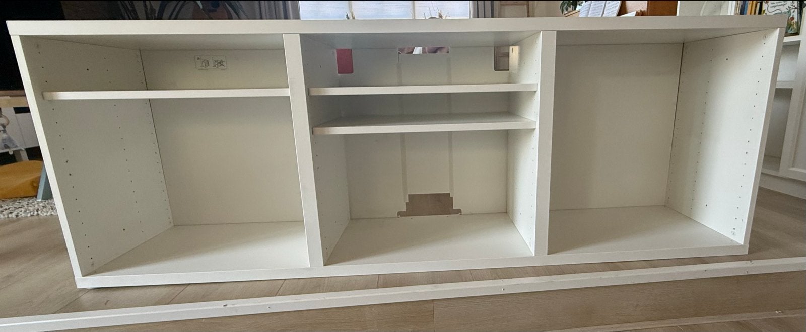 Wit TV-meubel BESTÅ 180x40x64, Huis en Inrichting, Ophalen, Gebruikt, 150 tot 200 cm, 25 tot 50 cm