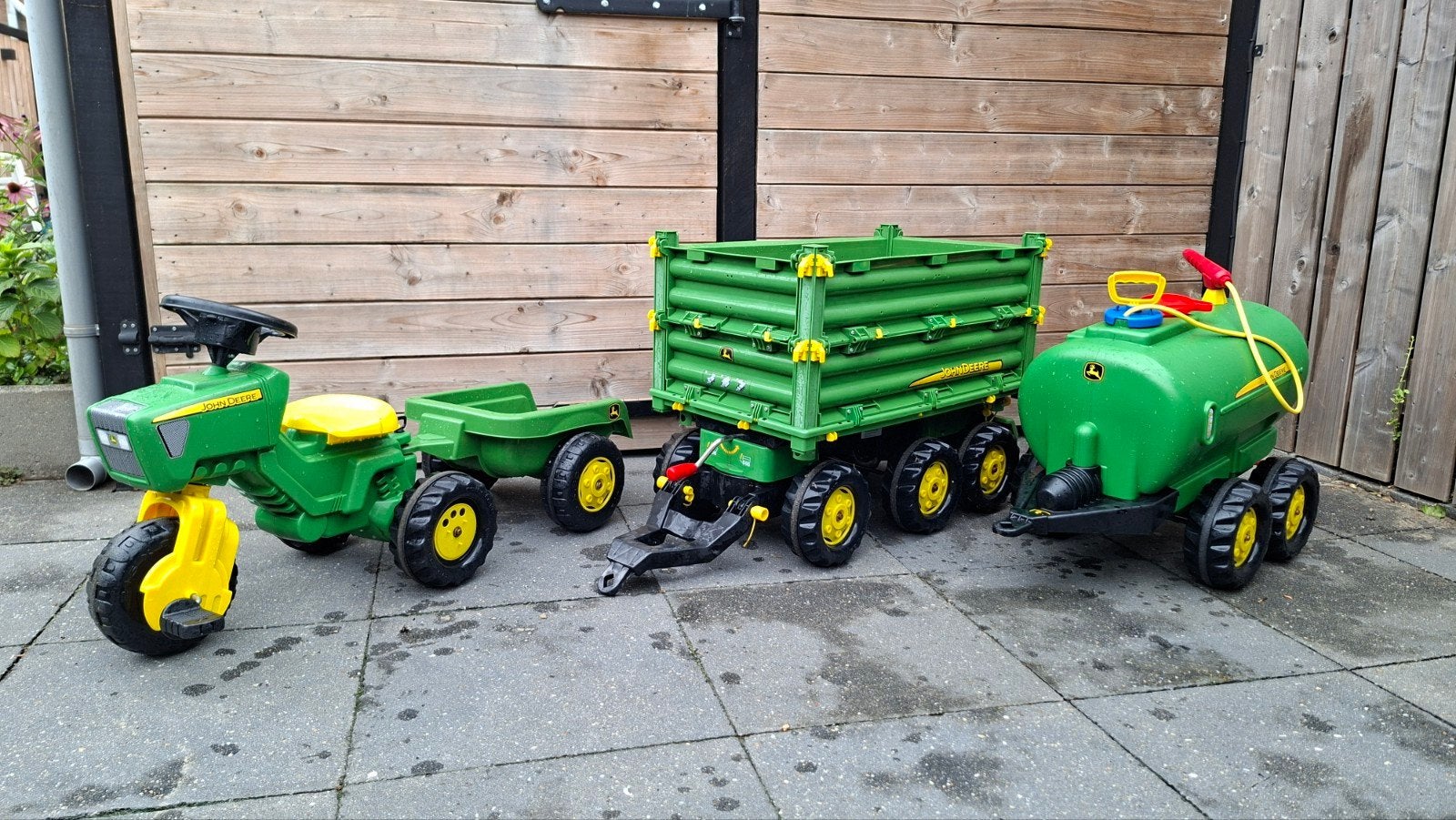 trap trekker met aanhangers, Ophalen, Zo goed als nieuw, Tractor of Landbouw, Overige merken