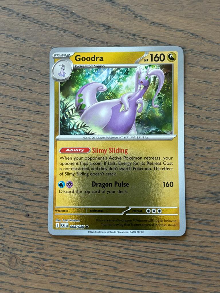Pokémon Kaart: Goodra (068/086) - nieuw, Ophalen of Verzenden, Nieuw, Losse kaart