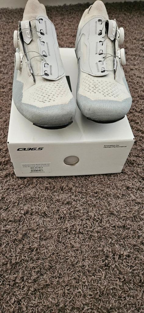 Mooie q36.5 dottore clima wielrenschoenen ice Grey maat 45,5, Ophalen, Zo goed als nieuw, Overige maten, Schoenen
