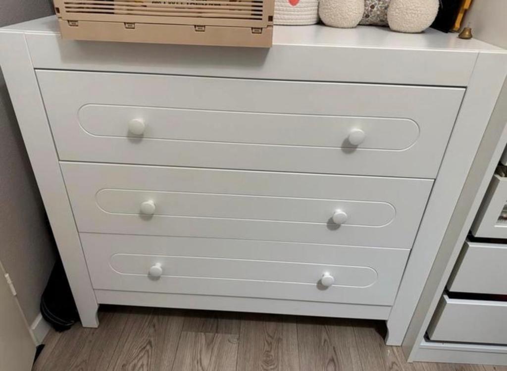 Witte Bopita Commode, Ophalen, Gebruikt, 50 tot 70 cm, 100 cm of meer