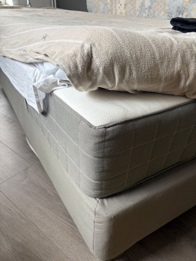 IKEA Espevär Boxspring onderstel met matras, Ophalen, Gebruikt, 90 cm, Eenpersoons