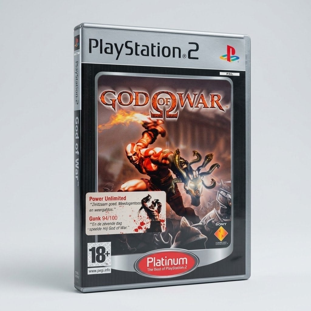 PlayStation 2 | God of War (Platinum) CIB, Avontuur en Actie, Gebruikt, Vanaf 18 jaar, 1 speler