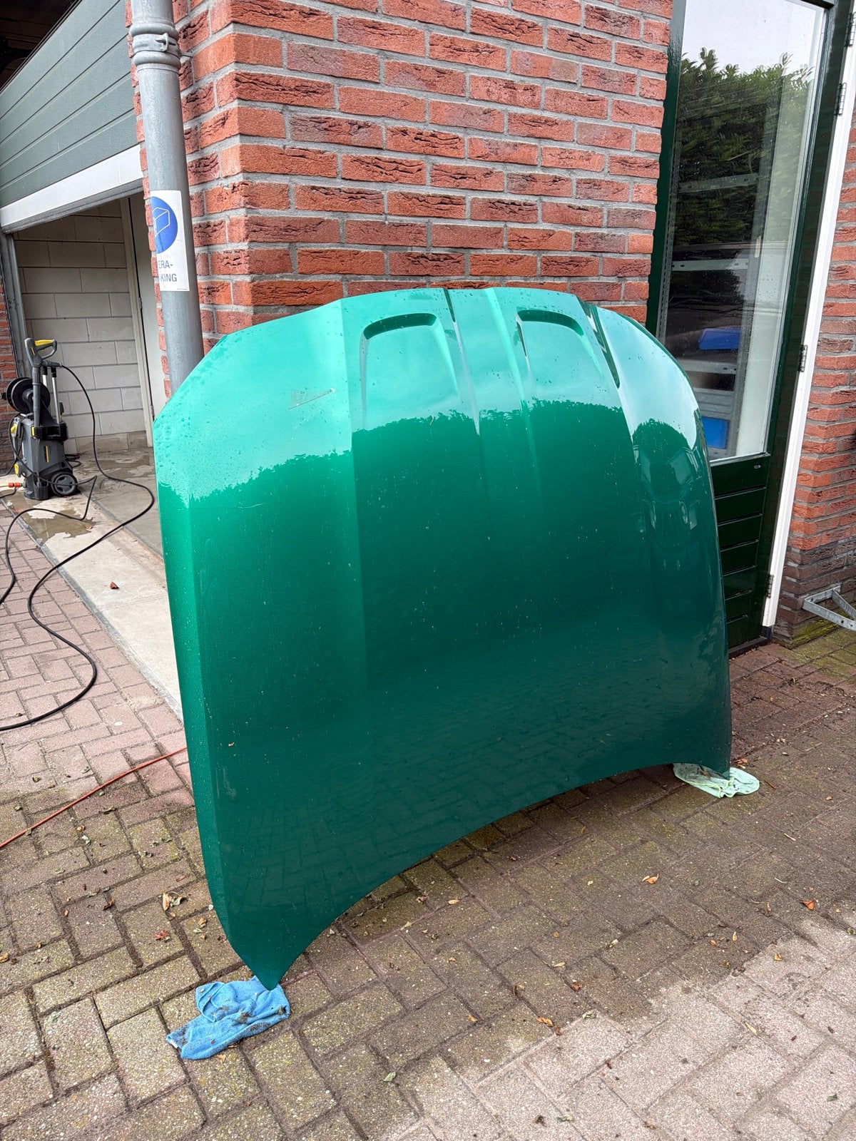 Motorkap groen - bmw g80 g81 g82 g83 m3 m4, Auto-onderdelen, Ophalen, Gebruikt, Voor, BMW