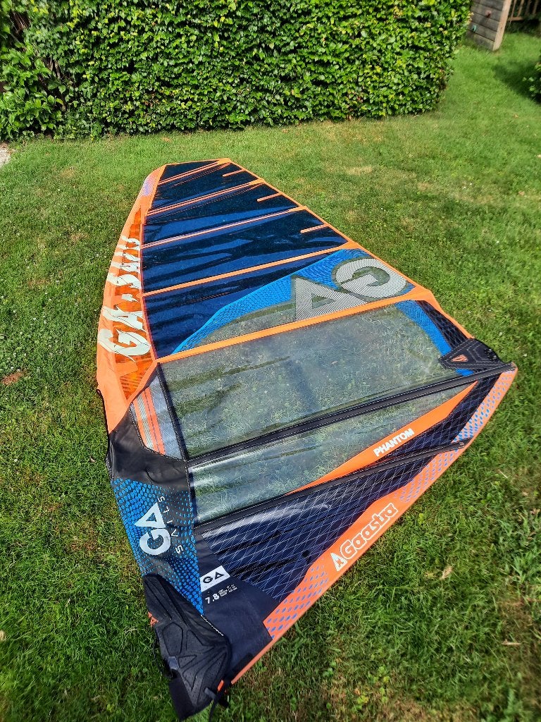 Gaastra phantom 7.8 windsurf zeil., Ophalen, Gebruikt, Gaastra, 6.5 m² tot 8 m²