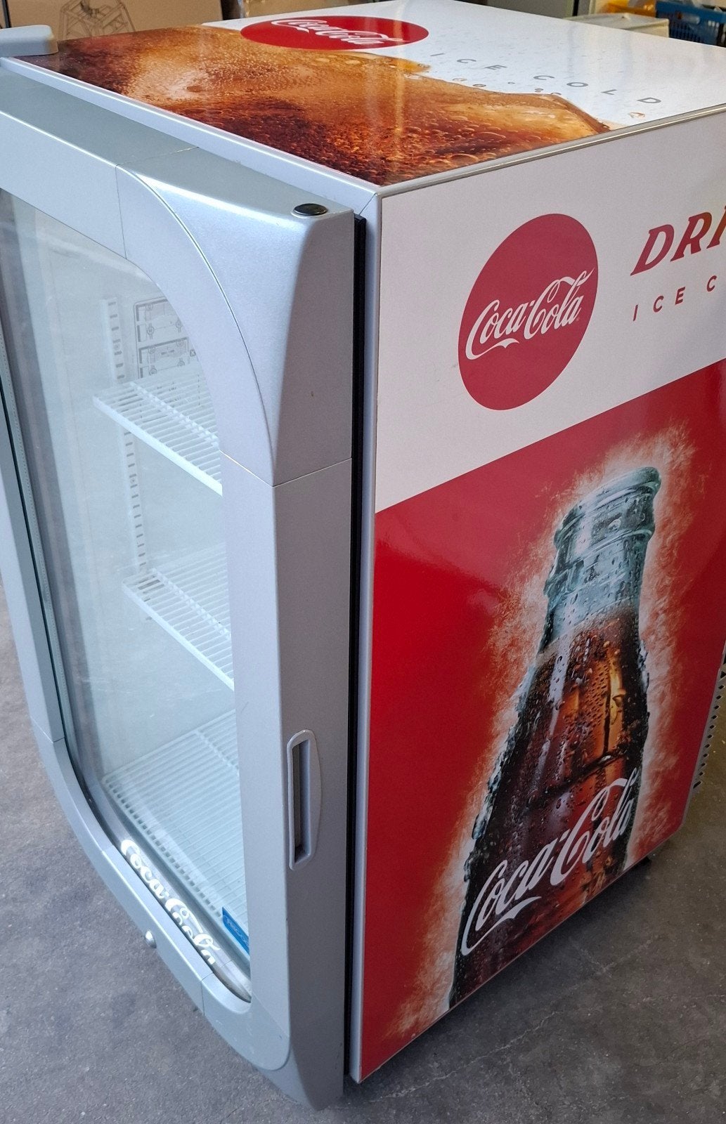 Coca-Cola koelkast - Frigoglass ICOOL-150 C, Info@frigoglass.com, 100 tot 150 liter, Frigoglass, 45 tot 60 cm