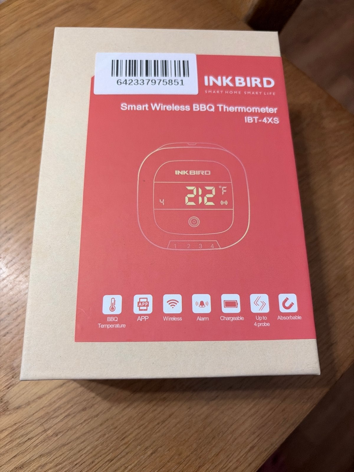 Inkbird IBT-4XS Smart Draadloze BBQ Thermometer, Ophalen, Nieuw