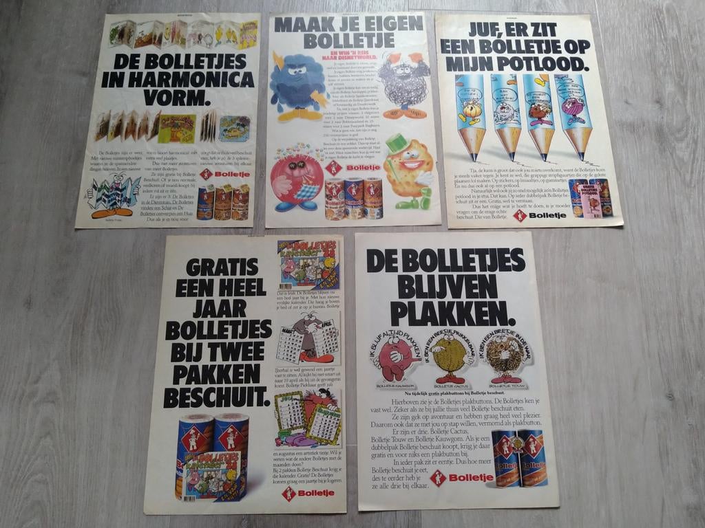 Diverse Bolletjes advertenties, Verzamelen, Merken en Reclamevoorwerpen, Ophalen of Verzenden, Gebruikt, Overige typen