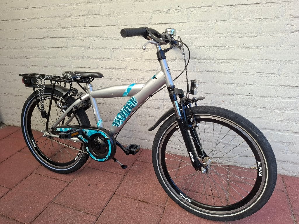 MOOIE COMPLETE ALPINA YABBER 22 inch Jongensfiets, Ophalen, Terugtraprem, 22 inch, Gebruikt