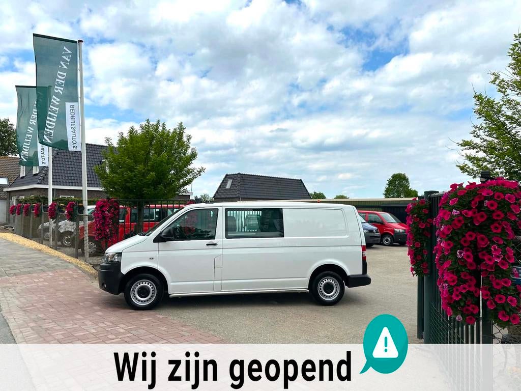 Volkswagen Transporter 2.0 TDI L2H1 6 Persoons AUTOMAAT MARG, Auto's, Bestelauto's, Euro 5, Stof, Gebruikt, 4 cilinders