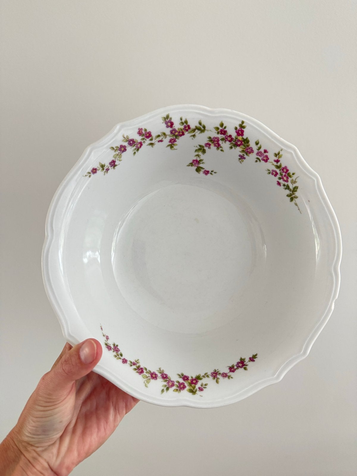Diepe schaal met bloemmotief - Winterling Roslau, Ophalen