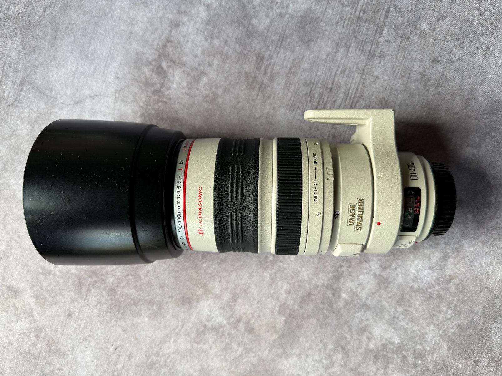 Canon EF 100-400mm f/4.5-5.6 L IS USM, Audio, Tv en Foto, Ophalen, Gebruikt, Canon, Zoom