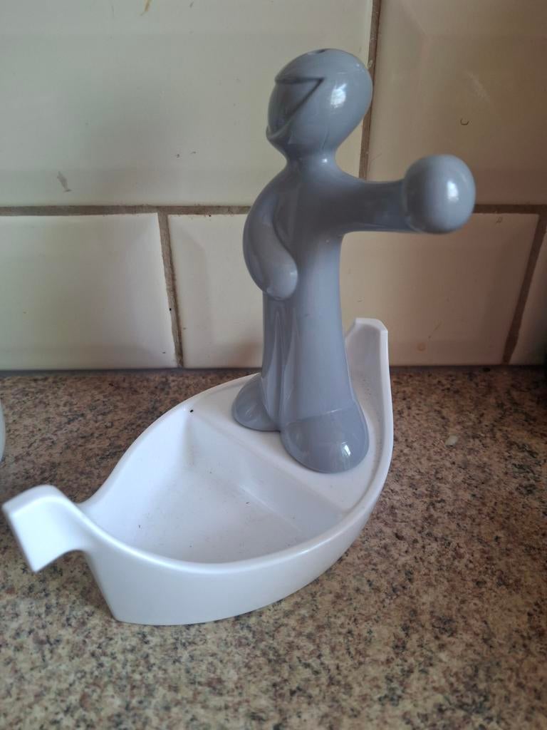 Koziol design lepelhouder, Huis en Inrichting, Ophalen of Verzenden, Zo goed als nieuw, Overige materialen, Overige stijlen