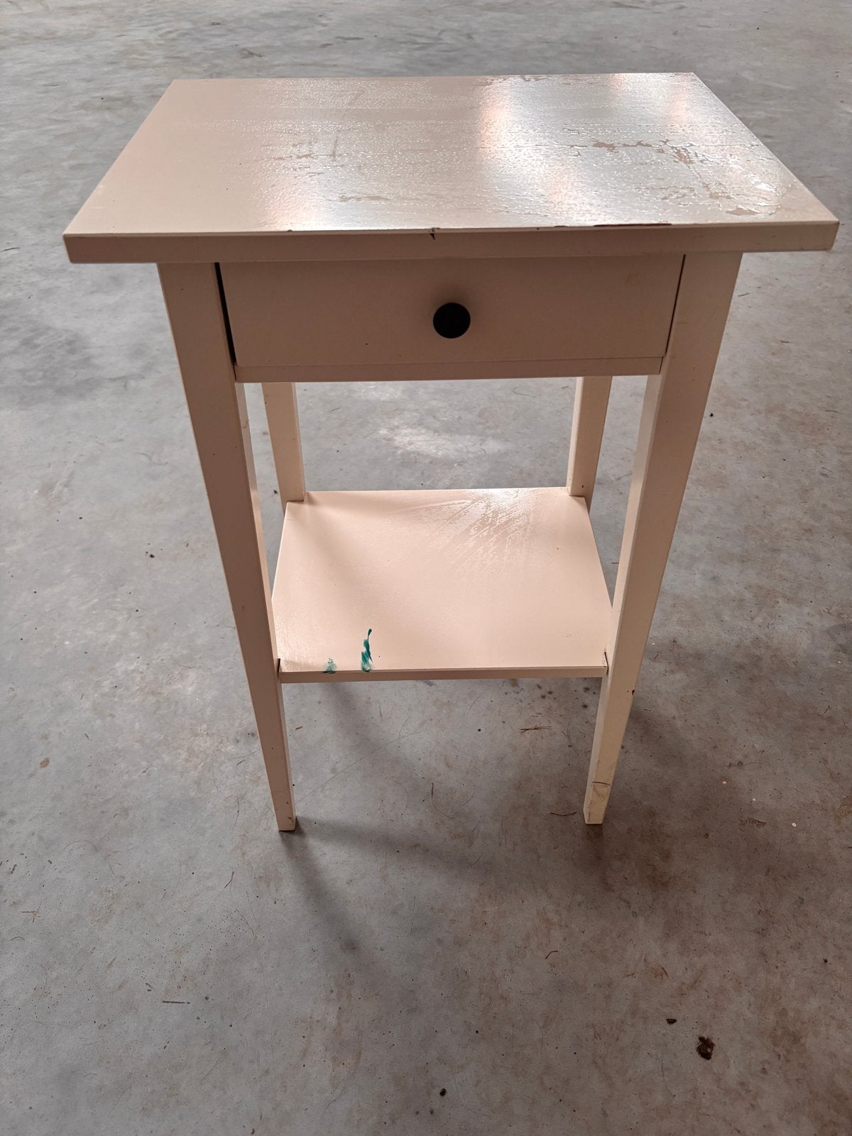 Nachtkastje / bijzettafeltje, Ophalen, Minder dan 55 cm, Gebruikt, 60 cm of meer