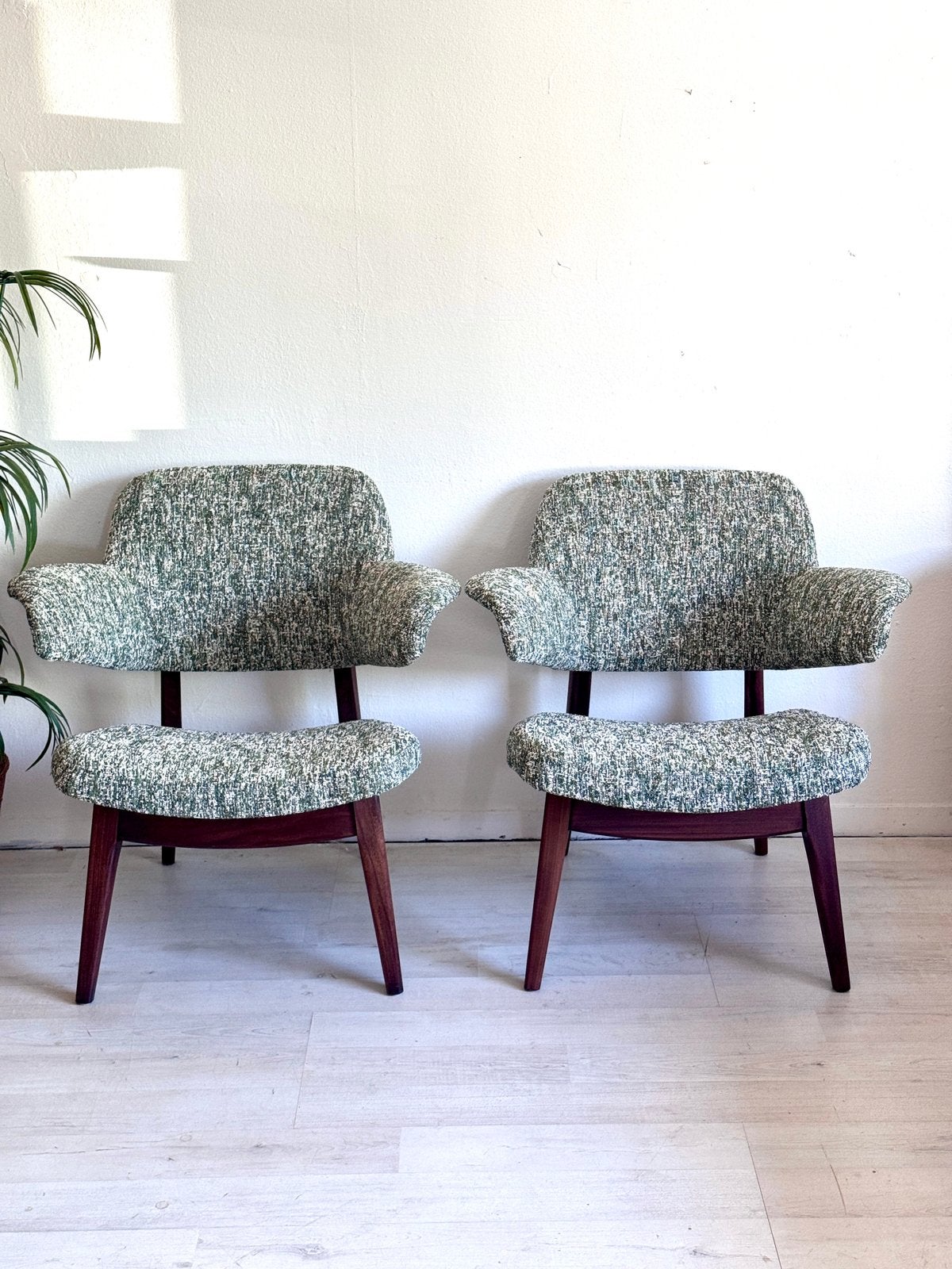 Vintage fauteuils Louis van Teeffelen, Huis en Inrichting, Fauteuils, 75 tot 100 cm, Zo goed als nieuw, X, 50 tot 75 cm