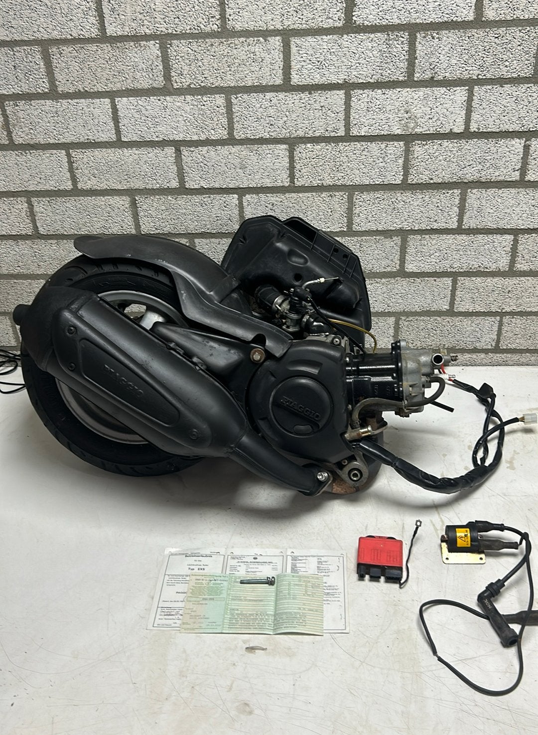 Piaggio hexagon 125cc blok plug & play / papieren 2t zip skr, Ophalen