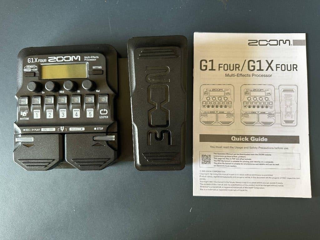 Zoom G1 Four Multi-Effect-Pedal, Verzenden, Zo goed als nieuw, Multi-effect