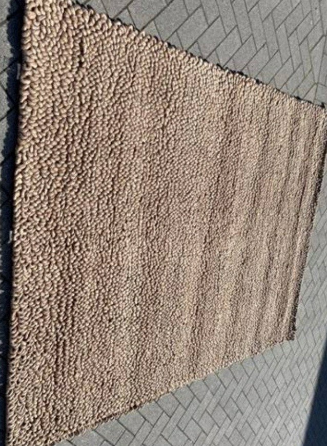 2 X Bruin wollen vloerkleed 170x240 cm -  Nieuw, Ophalen, Bruin, 200 cm of meer, Zo goed als nieuw