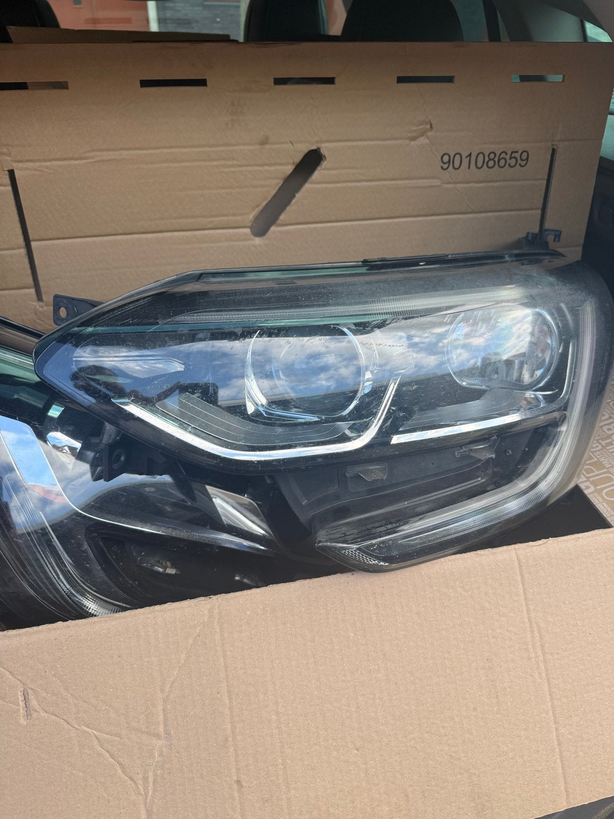Koplampen Renault Megane 2017 Halogeen, Ophalen of Verzenden, Gebruikt, Renault