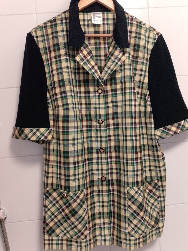 Frankenwalder Halflange Dames Blazer Ruit Maat 46, Maat 46/48 (XL) of groter, Ophalen of Verzenden, Jasje, Groen