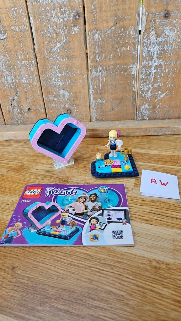 Lego Friends 41356 Stephanie's hartvormige doos - Compleet!, Ophalen of Verzenden, Zo goed als nieuw, Complete set, Lego