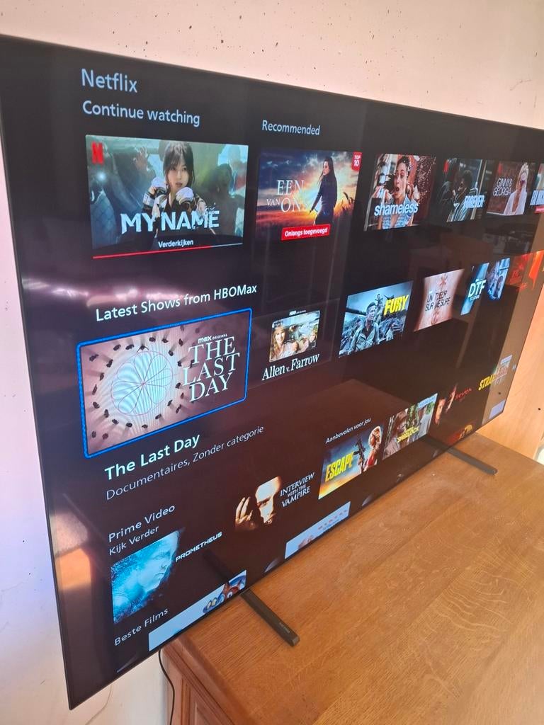 Philips OLED Ambilight 65OLED759 65" 4K UHD OLED TV, Audio, Tv en Foto, Televisies, 100 cm of meer, Philips, 120 Hz, Ophalen