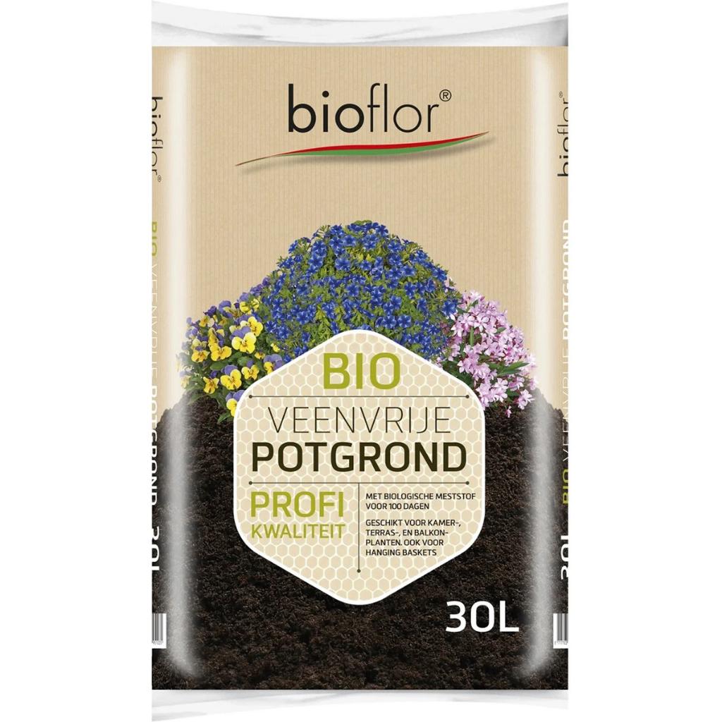 Bioflor veenvrije potgrond, Tuin en Terras, Aarde en Mest, Potgrond, Ophalen
