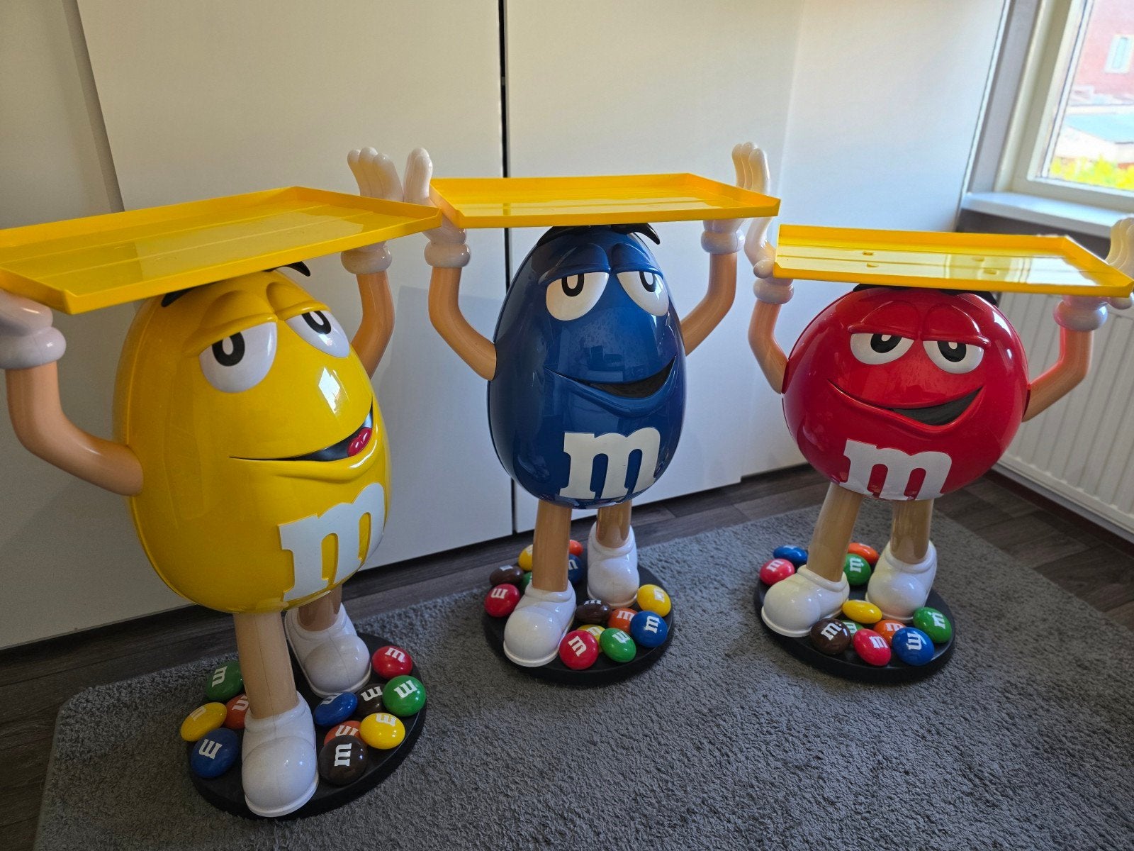 Trio megaset M&M s menm XXL figuren, Verzamelen, Ophalen, Zo goed als nieuw, Overige typen
