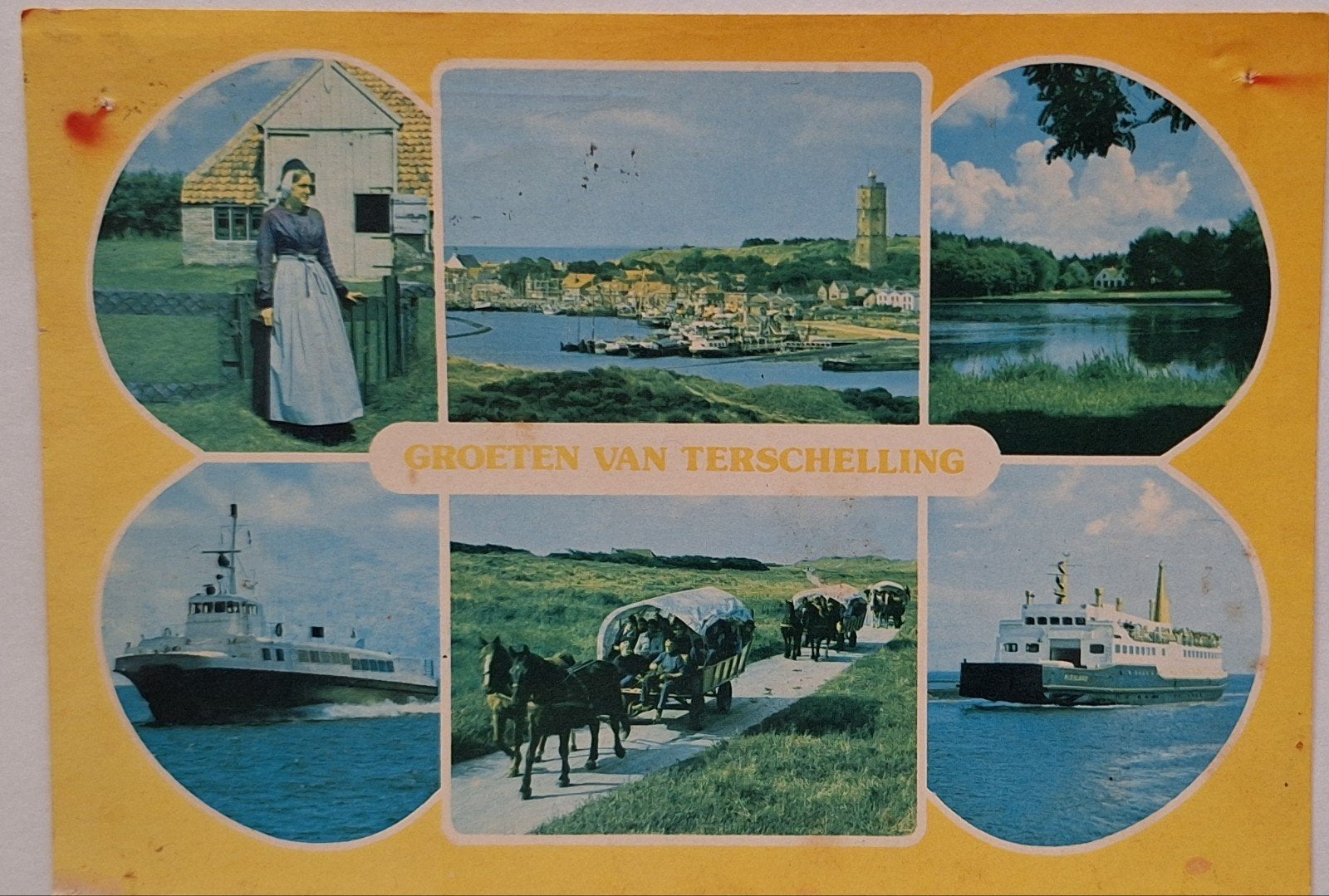 Groeten van Terschelling - Punaise gaatjes, Ophalen of Verzenden
