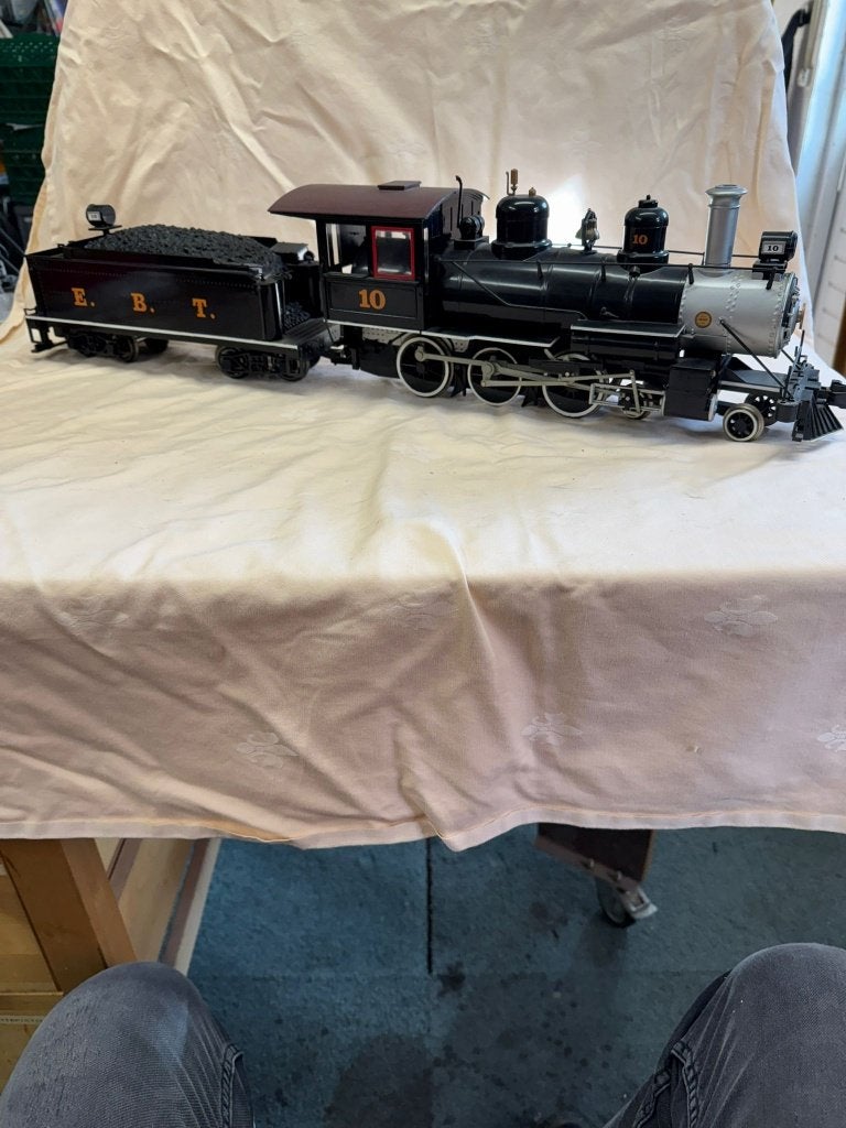 Bachmann G-Schaal Stoomlocomotief EBT 10 - East Broad Top, Overige merken, Gebruikt, Ophalen of Verzenden, Analoog