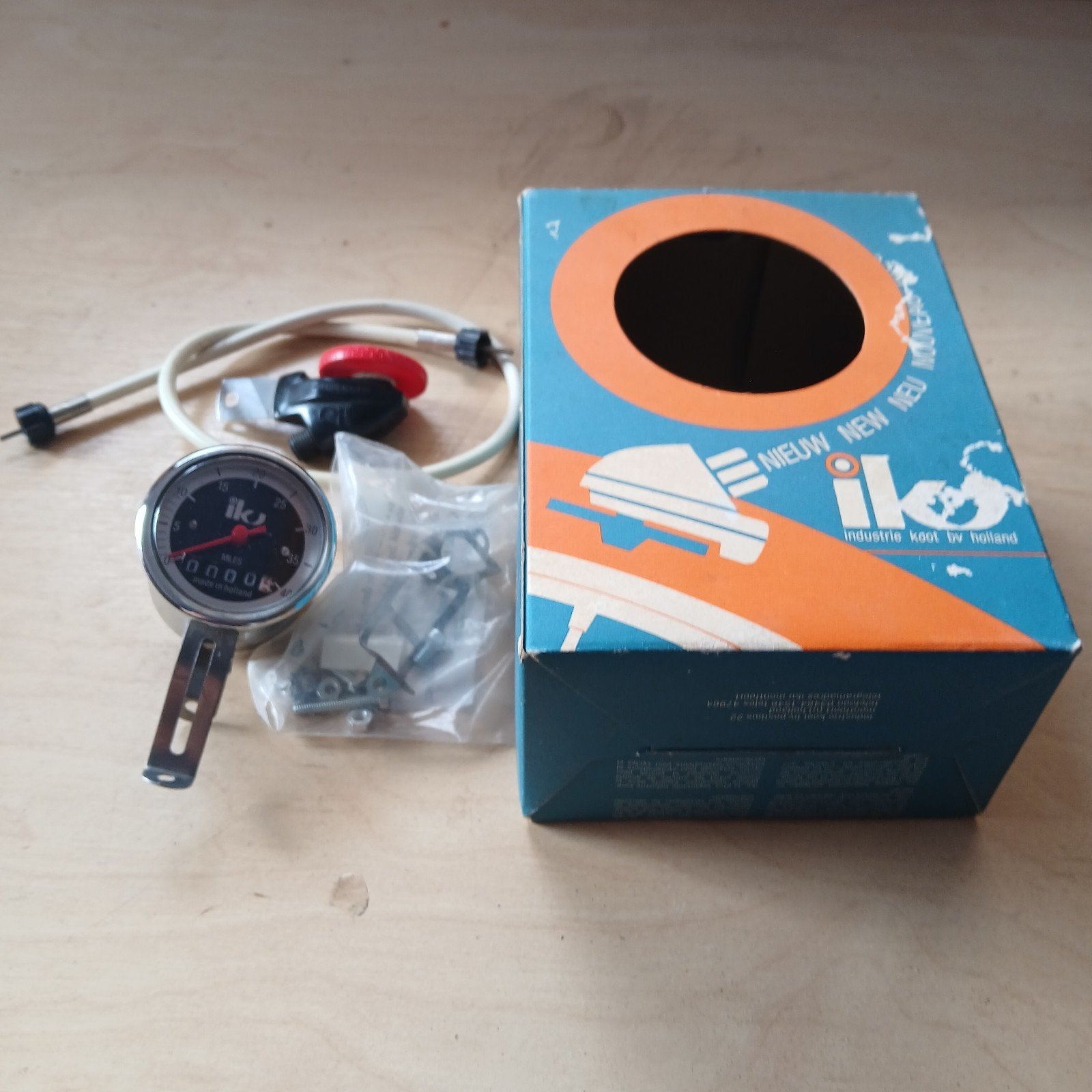 Vintage IKO fiets kilometer teller, Ophalen, Nieuw