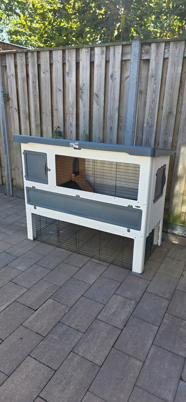 ferplast konijnenhok, Ophalen, 110 cm of meer, Zo goed als nieuw, 90 cm of meer